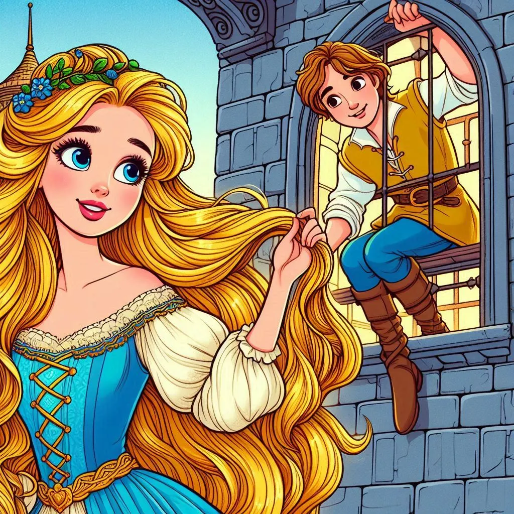 Rapunzel and the Enchanted Tower - Short Bedtime Story For Kids