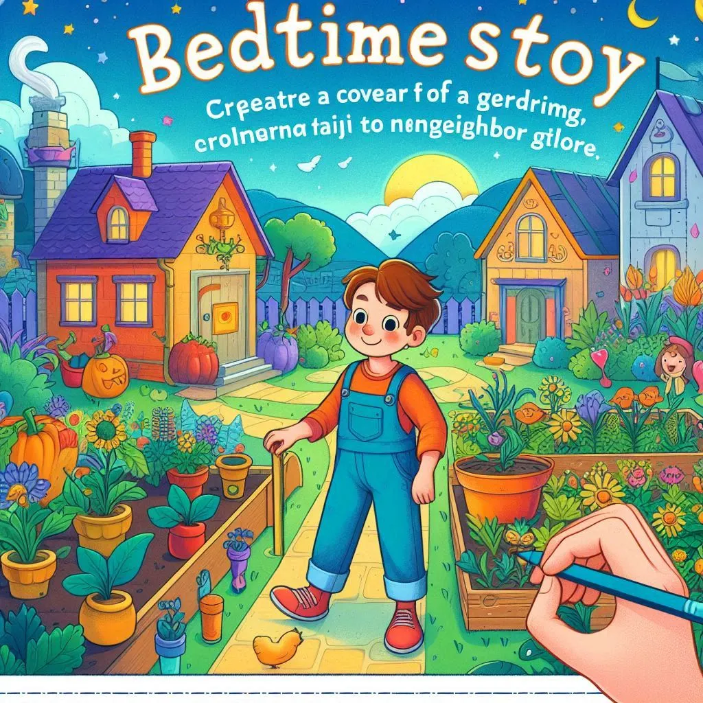 cover illustration of a bedtime story for kids: Sam's Sunnyville Adventure