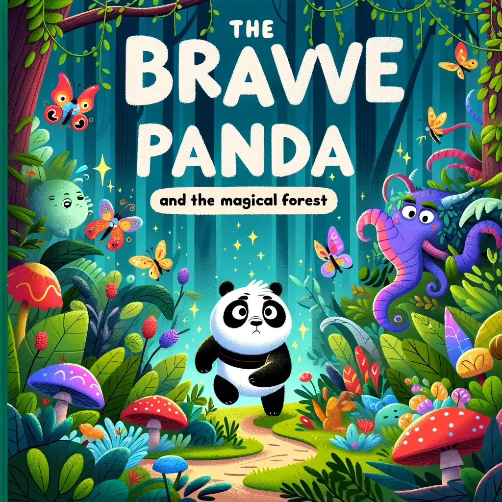 A bedtime story for kids: The Brave Panda and the Magical Forest